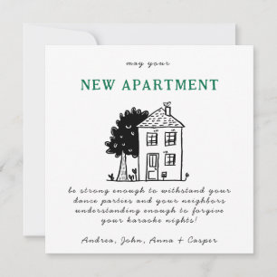 MINIMALIST  Congrats On Your New Apartment Holiday Card