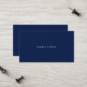 Minimalist Contact Card with Modern Font Style
