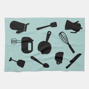 Minimalist cooking utensils custom design standard tea towel