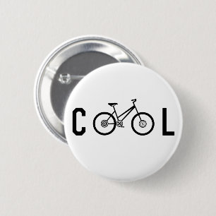 Minimalist Cool Cycling Bicycle Biking Gift 6 Cm Round Badge