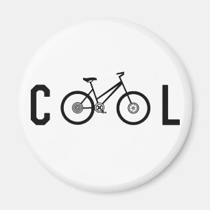 Minimalist Cool Cycling Bicycle Biking Gift Magnet