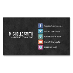 Minimalist Corporate Magnetic Business Card