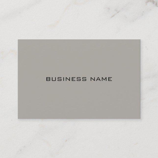 Minimalist Creative Simple Professional Template Business Card (Front)