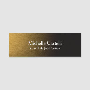 Minimalist Creative Useful Durable Plain Simple Name Tag