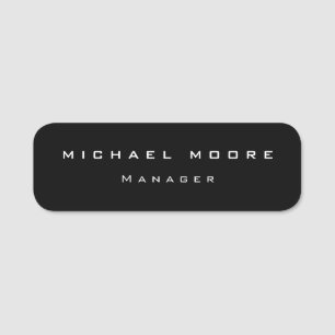 Minimalist Creative Useful Durable Plain Simple Name Tag