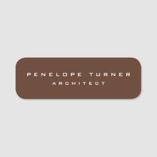Minimalist Creative Useful Durable Plain Simple Name Tag