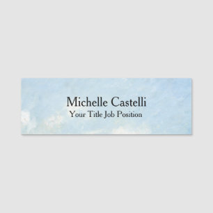 Minimalist Creative Useful Durable Plain Simple Name Tag