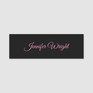 Minimalist Creative Useful Durable Plain Simple Name Tag