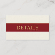 Minimalist Crimson Red Wedding
