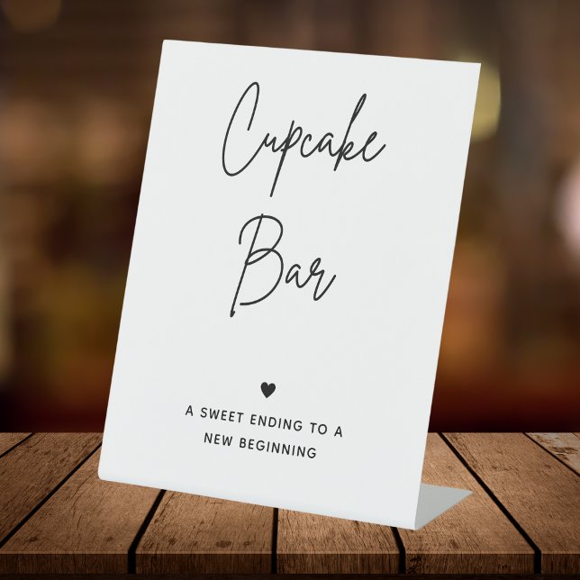 Minimalist Cupcake Bar Sign | Dessert Table Sign (Creator Uploaded)