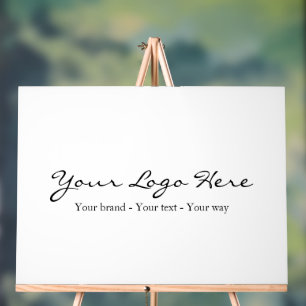 Minimalist Custom Business Logo Acrylic Sign