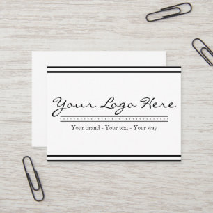 Minimalist Custom Business Logo Card