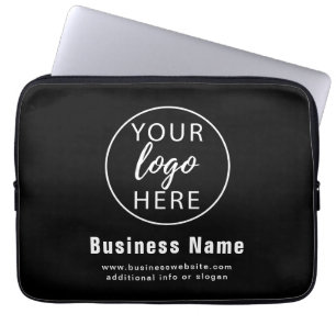 Minimalist Custom Business Logo Laptop Sleeve