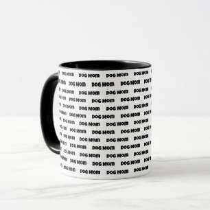 Minimalist Custom Dog mum Text personalised pet Mug