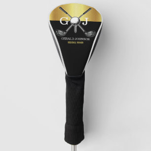 Minimalist Custom Elegant Golf Monogram Head Cover
