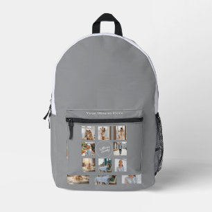 Minimalist Custom Family Photo Print Cut & Sew Bag
