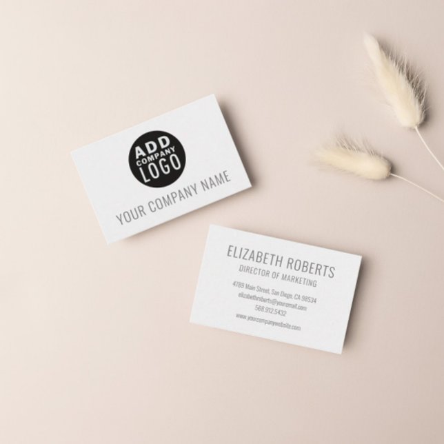 Minimalist Custom Logo Business Card (Creator Uploaded)
