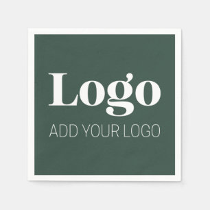 Minimalist Custom Logo Weddings & Business Napkin