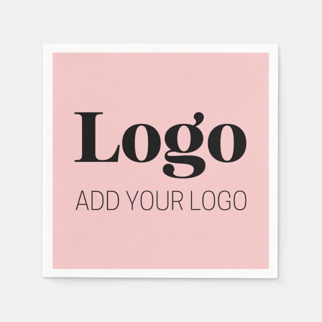 Minimalist Custom Logo | Weddings & Business Napkin (Front)