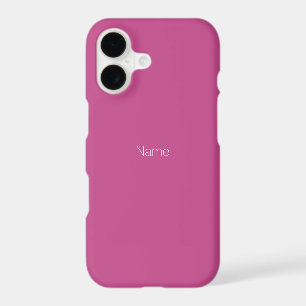 Minimalist custom name monogram mulberry