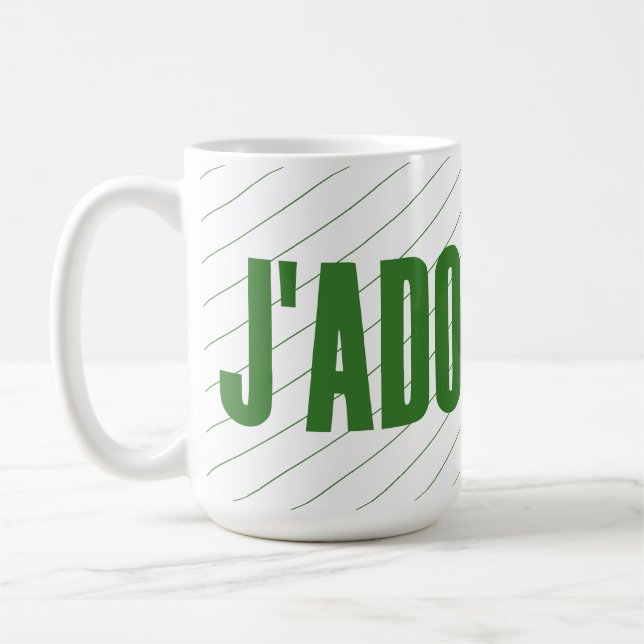 Minimalist Custom Name Personalised Coffee Mug (Left)