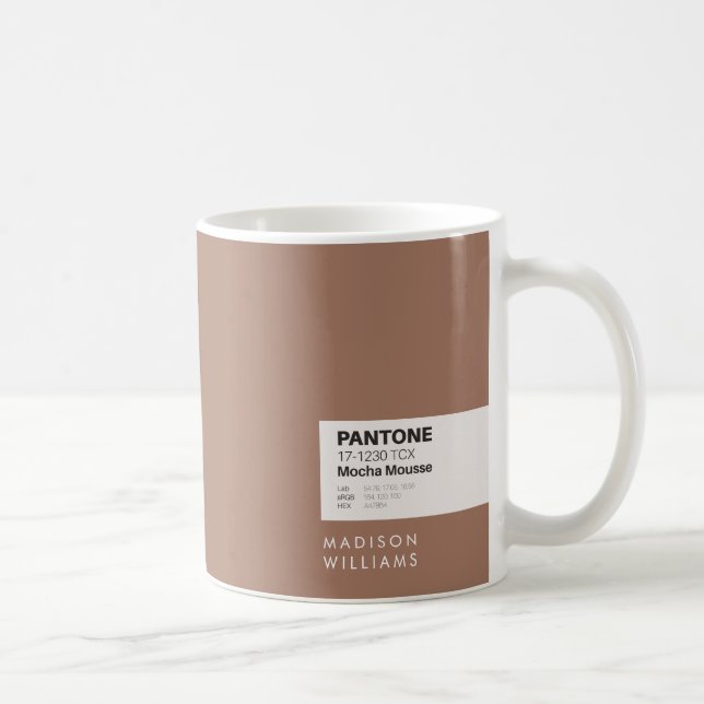 Minimalist Custom Name Personalised Coffee Mug (Right)