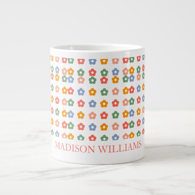 Minimalist Custom Name Personalised Coffee Mug (Front)