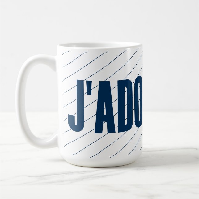 Minimalist Custom Name Personalised Coffee Mug (Left)