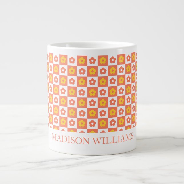 Minimalist Custom Name Personalised Coffee Mug (Front)