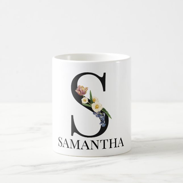 Minimalist Custom Name Personalised Coffee Mug (Center)
