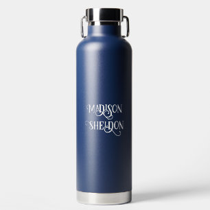 Minimalist Custom Name Water Bottle