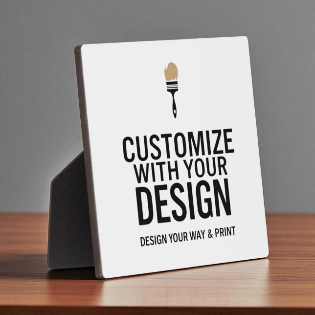 Minimalist Custom Personalised Company Branded  Plaque (Creator Uploaded)