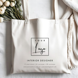 Minimalist Custom Promotional Business Logo Tote Bag