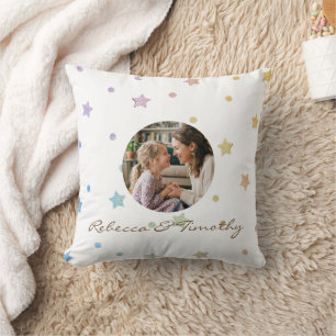 Minimalist Custom Text & Photo Cushion
