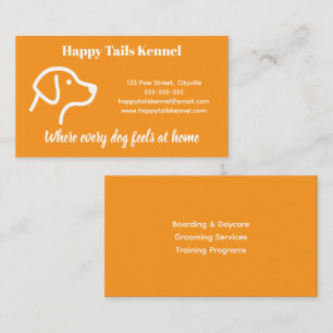 Minimalist Customisable Kennel Business Card