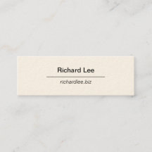 Minimalist customisable