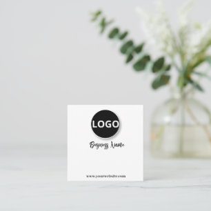 Minimalist Customisation: Black and White  Appointment Card