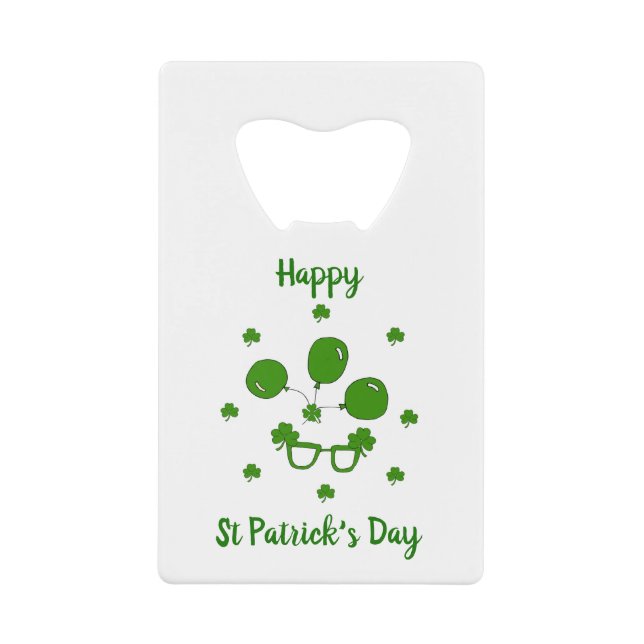 Minimalist  Cute Happy St Patrick's Day   (Front)
