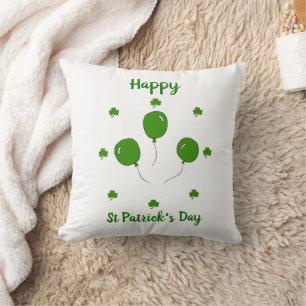 Minimalist Cute Happy St Patrick's Day Cushion