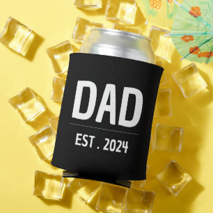 Minimalist Dad T-Shirt 2024 - Baby Reveal Can Cooler