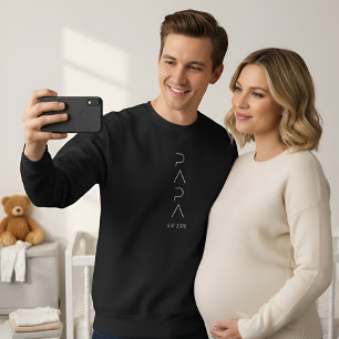 Minimalist Dad to Be Shirt Modern New Father2026