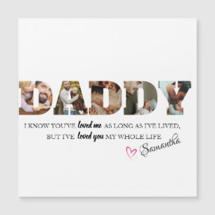Minimalist DADDY Photo Collage Happy Father's Day