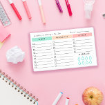 Minimalist Daily Organiser - To Do List - Hydrate Post-it Notes<br><div class="desc">Practical post-it notes for your daily planning with daily to do lists with check boxes in three different categories . To keep track of how much water you drink every day,  fill in the water drops for each glass of water! Add your own name.</div>