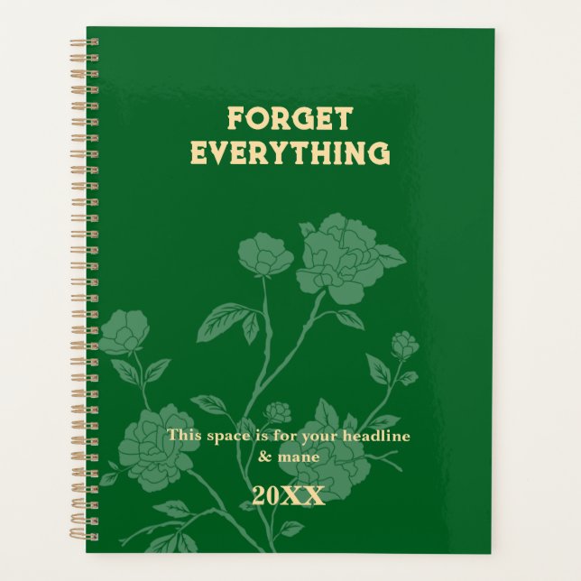 Minimalist Daily Planner – Elegant & Funny  (Front)