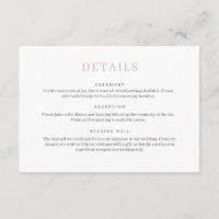 Minimalist daisy details card