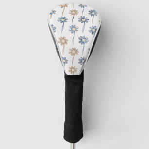 Minimalist Daisy Floral Pattern (5) Golf Head Cover
