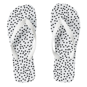 Minimalist Dalmatian Spots Simple Modern Cute Thongs