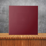Minimalist Dark Red  Plain Solid Colour Ceramic Tile<br><div class="desc">Minimalist Dark Red Solid Colour Kitchen and Bathroom</div>