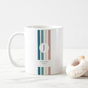 Minimalist design in pastel colours coffee mug