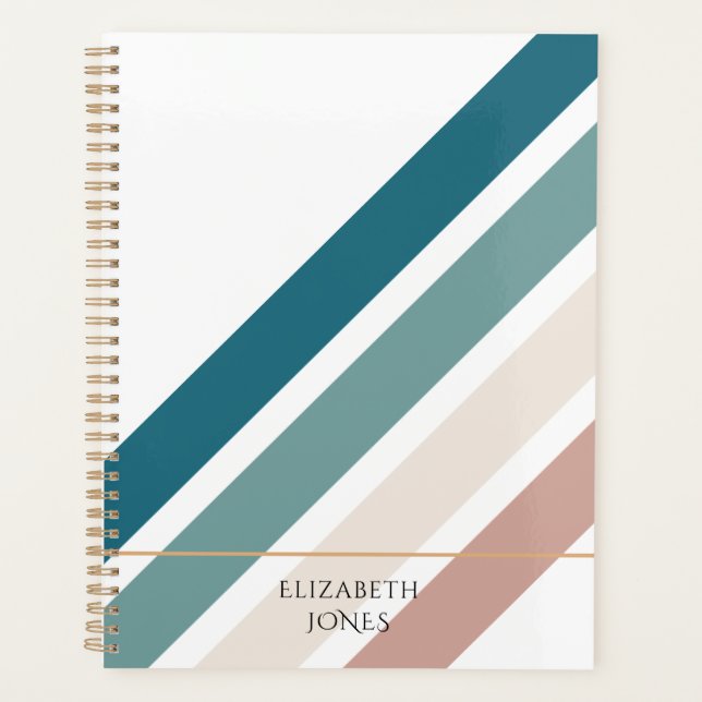 Minimalist design in pastel colours planner (Front)